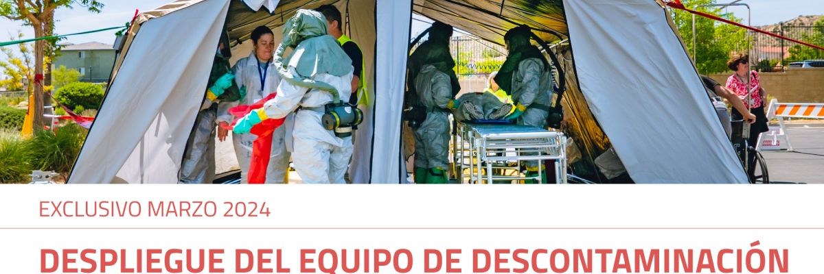 Nuevo curso en la Academia Virtual OBA: “Despliegue del equipo de descontaminación ante emergencias” 