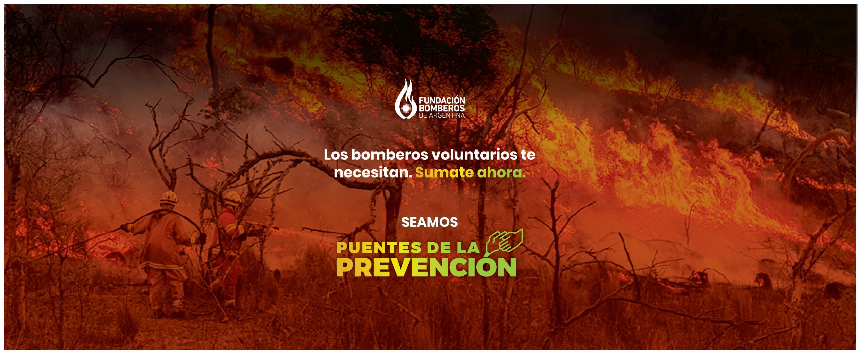 Campaña solidaria para ayudar a los bomberos voluntarios