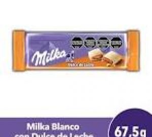 milka blanco relleno de dulce de leche 67,5grs