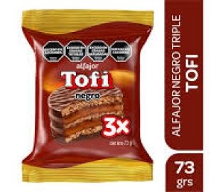 Alfajor Tofi triple negro