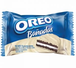 oreo bañada choco blanco individual