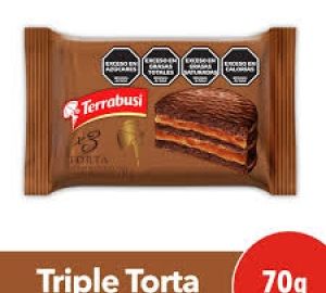 Alfajor Terrabusi triple torta