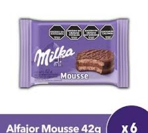 alfajor milka mousse negro simple