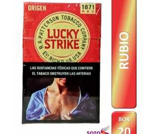 LUCKY STRIKE ORIGEN RED BOX X20