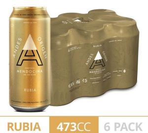 CERVEZA ANDES ORIGEN RUBIA (PACK X6)