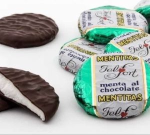 MEDALLON DE CHOCOLATE Y MENTA FELFORT