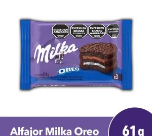 Alfajor Milka triple torta oreo