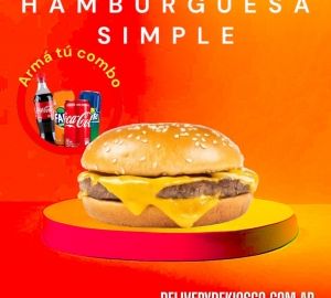 HAMBURGUESA SIMPLE