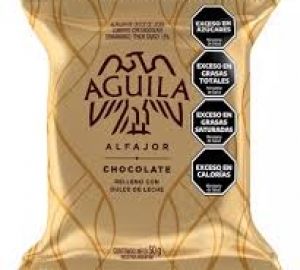 Alfajor Aguila dorado 50gr.