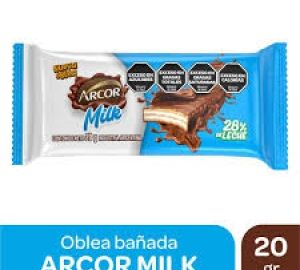 Oblea Arcor Milk 20gr.