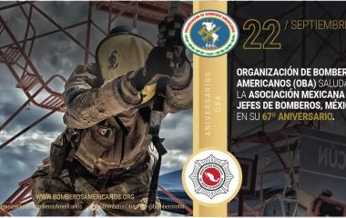 67° Aniversario de la Asociación Mexicana de Jefes de Bomberos de A. C.