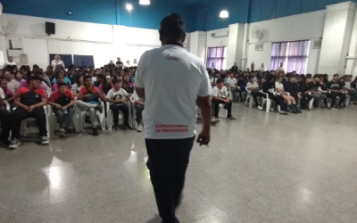Jóvenes al Volante: Bomberos Voluntarios llevaron la campaña adelante en San Luis