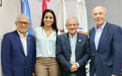 Vicente Gabriele y Carlos Alfonso se reunieron con la legisladora Lucía Montenegro 