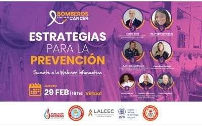 Fundación Bomberos de Argentina invita a un nuevo encuentro virtual sobre cáncer