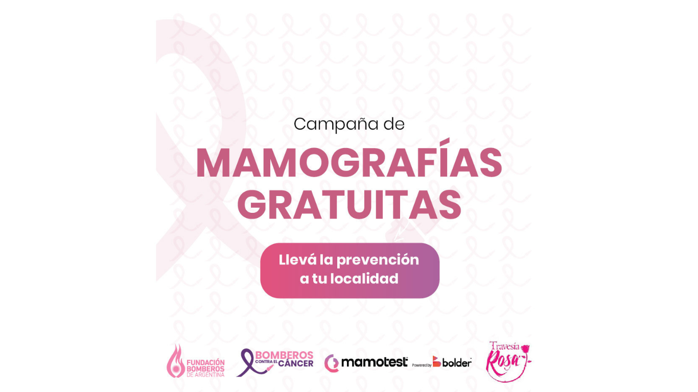 Campaña de mamografías gratuitas junto con Mamotest y Travesía Rosa