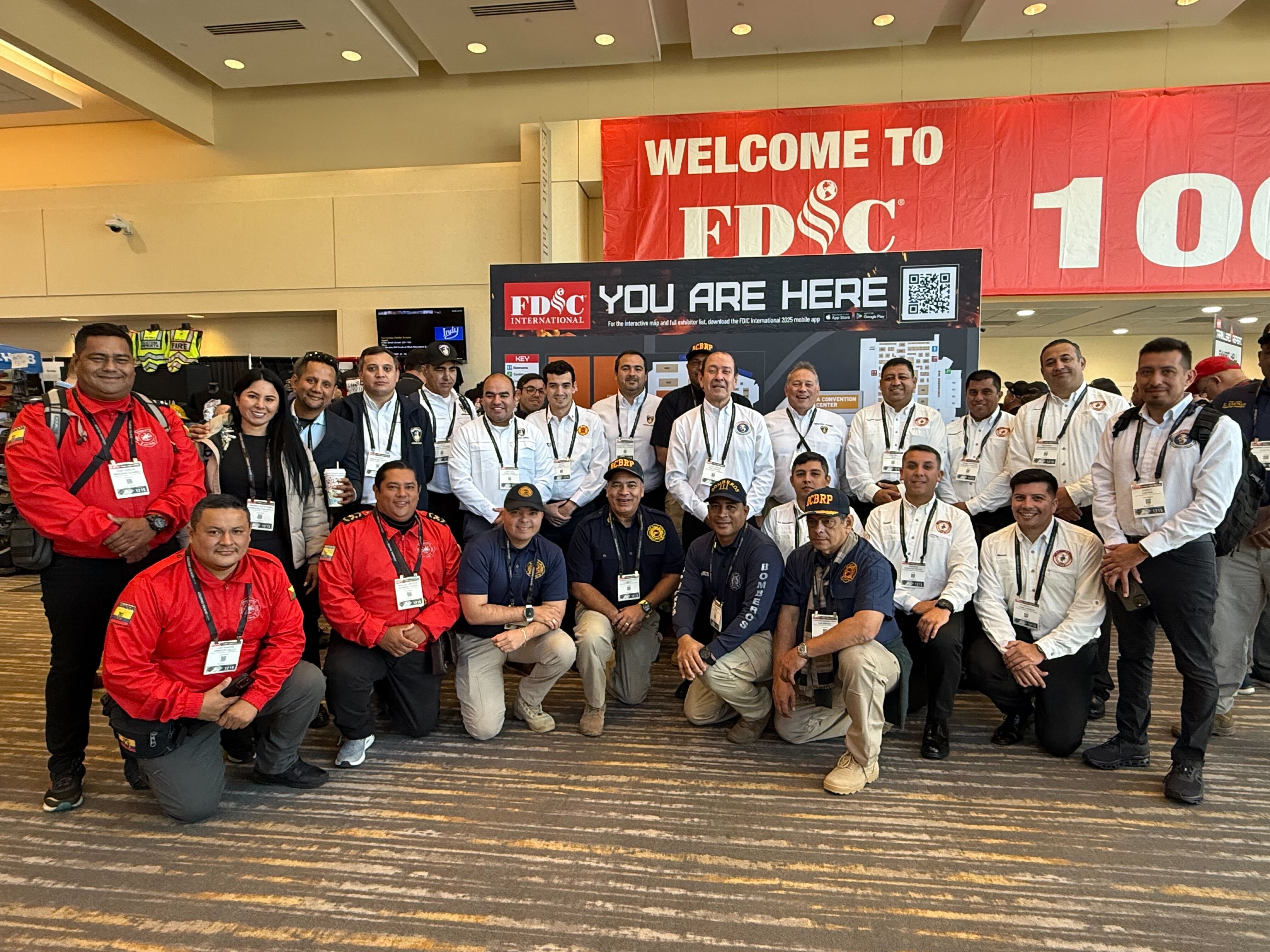 OBA estuvo presente en FDIC 2025: La feria para instituciones de bomberos más grande de América